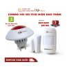Combo còi tích điện báo trộm không dây