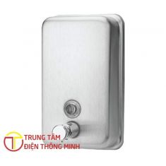 Hộp nhấn xà phòng đơn treo tường 1.000ml Inox mờ 304